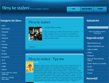 Tablet Screenshot of filmykestazeni.eu
